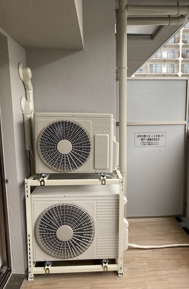 エアコンの施工写真